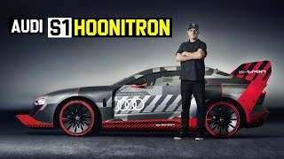 Ken Block’s NEW Audi S1HOONITRON Gymkhana Prototype [upl. by Gibbons]