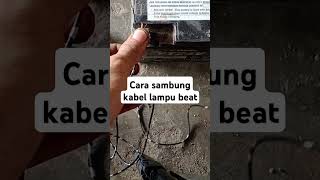 Cara sambung kabel motor beatshortvideo [upl. by Ecallaw]