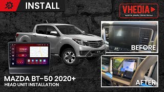 Mazda BT 50 2020 Head Unit Installation [upl. by Hildagard]