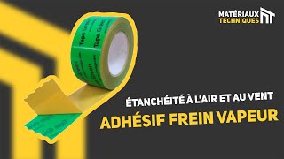 Ruban adhésif détanchéité à lair pour frein vapeur 🏠 Intérieur  Extérieur  60 mm x 25 m [upl. by Ehtyaf953]