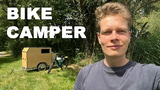 Je te présente mon projet le plus fou  MON BIKE CAMPER [upl. by Ahseyt91]