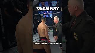 This is Why Taunting is Dangerous in MMA [upl. by Eilram]