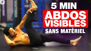 TA NOUVELLE ROUTINE ABDOS 5 MIN  Pour un ventre plat et gainé FAIS LA🔥 [upl. by Oraneg]