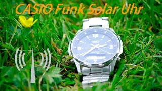 CASIO Funk Solar Uhr  LCWM100DSE2AER  GERMAN  DEUTSCH [upl. by Sissy]