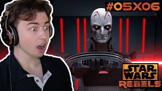 HES SO MUCH BETTER IN THIS Star Wars Rebels  Episode 56  Reaction [upl. by Nortyad528]