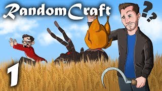 MINECRAFT BUT WHY DOES EVERYTHING DROP RANDOM STUFF RandomCraft  Ep 1 [upl. by Sabir437]