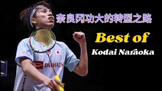 奈良冈功大的转型之路 Kodai Naraokas impressive change in playing style kodainaraoka 羽毛球 奈良冈功大 [upl. by Bollen]