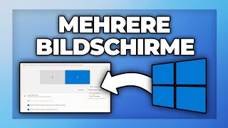 Windows 11 mehrere Bildschirme einrichten auf dem PC  Tutorial [upl. by Jacky]