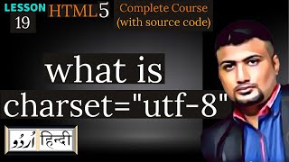 html utf8charsetencoding elements or tags  Html5 tutorial19 in HindiUrdu [upl. by Tyre168]