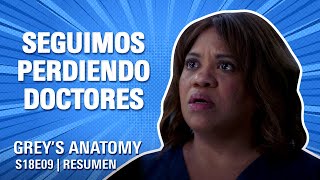 Greys Anatomy 18x09  OTRO MÁS que SE VA  Resumen Winter Crossover [upl. by Birkner]