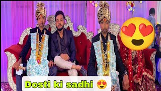 Finally mr Karan ki shaadi ho gai 😍  wedding vlog  Rony vlog [upl. by Enawd]