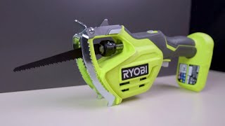 Ryobi Akku Astsäge RY18PSA0 Unboxing und Ersteinsatz [upl. by Aroon345]