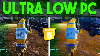 How To Get ULTRA LOW Graphics in Fortnite Chapter 5 Season 1  FPS BOOST 0 Input Delay✔️ [upl. by Eeslek5]