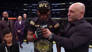 UFC 268 Kamaru Usman Octagon Interview [upl. by Johst]