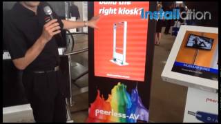 Installation  Peerless AV custombranded kiosks [upl. by Ligriv]