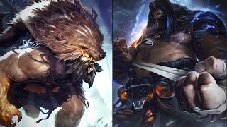 UDYR REWORK SPLASH ARTS COMPARISON Old vs New  League of Legends [upl. by Nnyletak601]