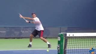 Roger Federer Slow Motion Forehand amp Slice Backhand 240FPS 1080p [upl. by Nylecyoj836]