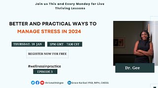 Better and Practical Ways to Manage Stress in 2024 [upl. by Persons]