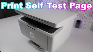 HP LaserJet Pro M28w How to Print Self Test Page in Seconds Easy Guide [upl. by Attelrahs116]