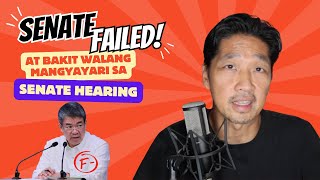 Paano Pumalpak Ang Senate Hearing [upl. by Nauqas]