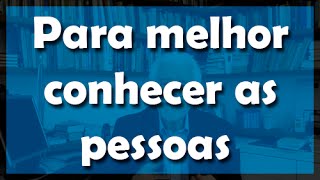 Para melhor conhecer as pessoas  Flávio Gikovate [upl. by Odetta]