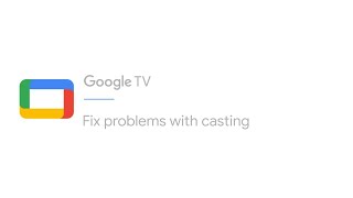 Fix problems with casting  Google TV [upl. by Nahte97]