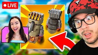 Playing FORTNITE with MY FIANCEE Season 3 [upl. by Bunow]