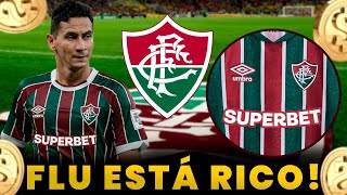 FLUMINENSE troca de PATROCÍNIO e FECHA o 4º MAIOR MÁSTER do FUTEBOL BRASILEIRO [upl. by Yevoc]