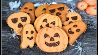 BISCOTTI Di HALLOWEEN Ricetta Facile E Veloce Da Fare A Casa Biscotti per Bambini [upl. by Kat]