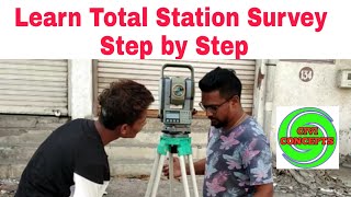 Total Station Survey Full Learning 2024  How To Use Total Station  Total Station Use 2024 [upl. by Rudy]