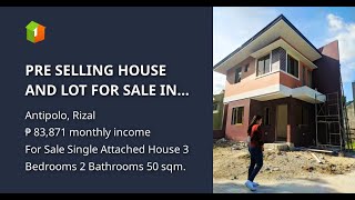 PRE SELLING HOUSE AND LOT FOR SALE IN PANORAMA HILLS CUPANG ANTIPOLO RIZAL [upl. by Cash]