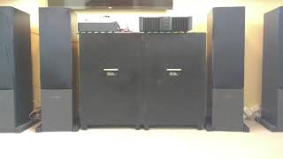 LINN KELTIK Speakers Isobarik Aktiv Crossover System Loudspeaker Active Box Cards  ROTEL RMB1048 [upl. by Oza]