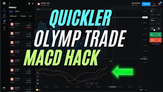 Olymp Trade  Quickler 5 Seconds  MACD HACK [upl. by Hannon]