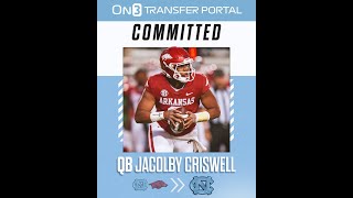 Former UNC QB Jacolby Criswell is transferring back to North Carolina [upl. by Inej]