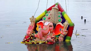 Big ganesh nimajjanam 2023  Ganesha visarjan 2023 Tank Bund  hyderabad Ganpati visarjan 2023 [upl. by Stilu]