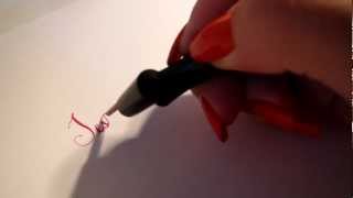 Testing Fountain Dip Pen Esterbrook 356 Flexible Steel Nib [upl. by Langbehn]