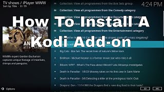 How To Install A Kodi Addon [upl. by Anaerol]