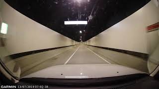 Sydney M4 East Westbound Tunnel  Concord Exit [upl. by Zaob]