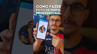 Como fazer foto de perfil PROFISSIONAL com o Canva perfilprofissional canvanocelular [upl. by Nrehtac583]