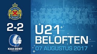 🐺 U21 WaaslandBeveren  KAA Gent 22 [upl. by Hui]