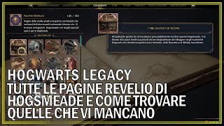 Hogwarts Legacy Tutte le Pagine Revelio di Hogsmeade [upl. by Acirehs]