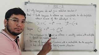 Why Benzene do not give Addition Reaction  Unit 1  POC 2  Video by Mr Aamir Malik [upl. by Inanuah]