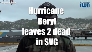 Hurricane claims 2 lives in SVG [upl. by Resay847]