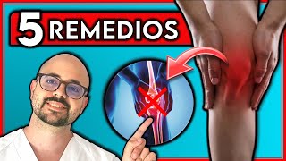 ALIVIAR el DOLOR de RODILLA para SIEMPRE  ¡Remedios NATURALES que FUNCIONAN al 100 [upl. by Huber]