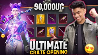 NEW SET CRATE OPENING BGMI  FUNNY CRATE OPENING 😼 [upl. by Adnuhs]