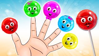 Lollipop Finger Family Song  Many More Nursery Rhymes amp Kids Songs By Hooplakidz [upl. by Ttocs]