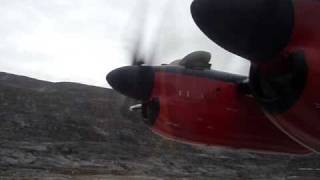 Air Greenland Takeoff from Nuuk [upl. by Helli924]