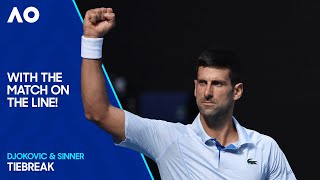 Novak Djokovic amp Jannik Sinners Incredible ThirdSet Tiebreak  Australian Open 2024 [upl. by Weikert534]