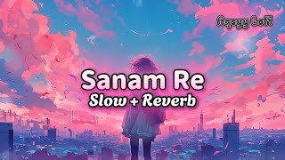 Sanam Re Slowed Reverb Song  Arijit Singh  Aqsyy Lofi [upl. by Aerdnaz92]