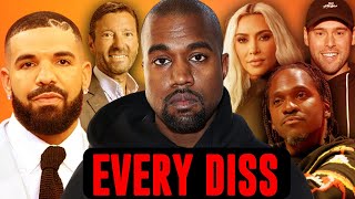 Every Diss Explained From Kanye West quotVulturesquot Album  What’s The Dirt [upl. by Anahsek]